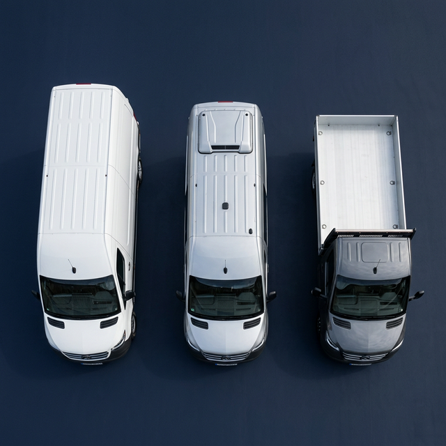 Verschiedene Mercedes Sprinter Modelle